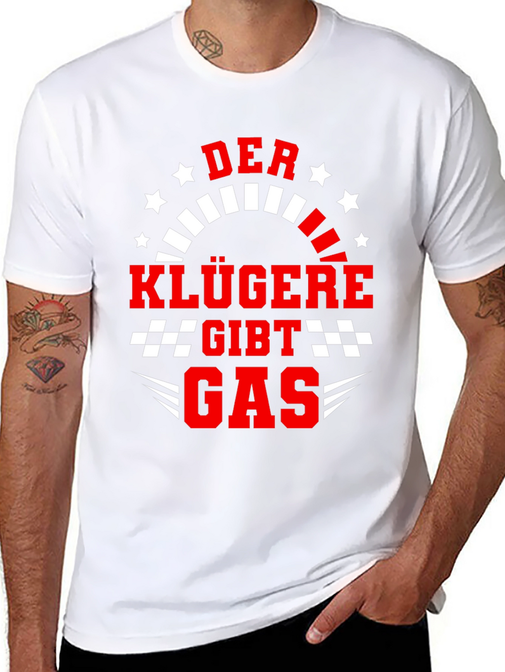 Der Klügere Gibt Gas Graphic Tee