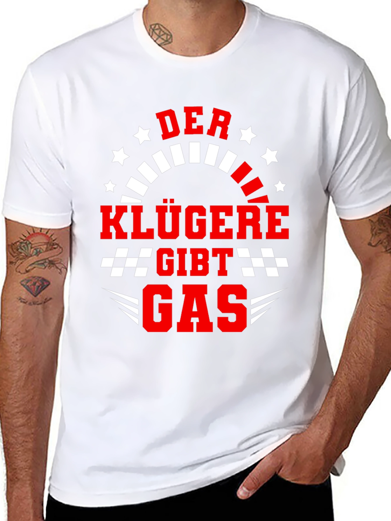 Der Klügere Gibt Gas Graphic Tee