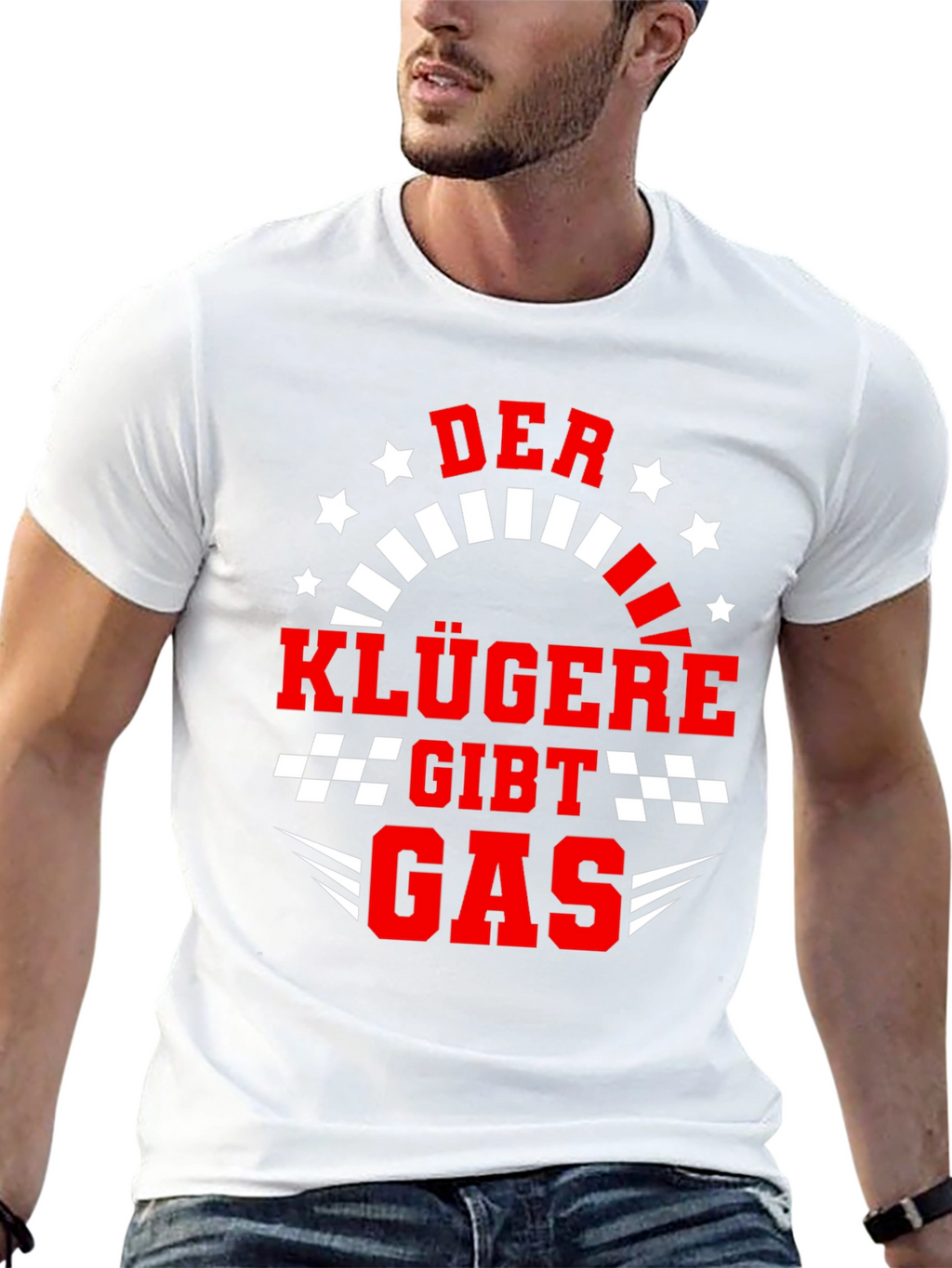 Der Klügere Gibt Gas Graphic Tee