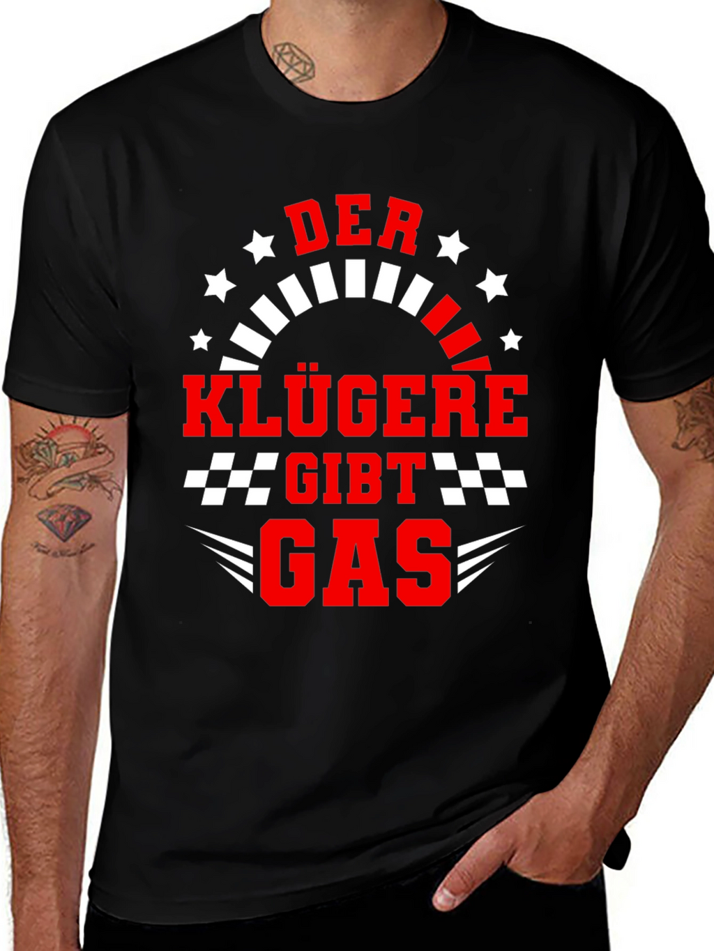 Der Klügere Gibt Gas Graphic Tee