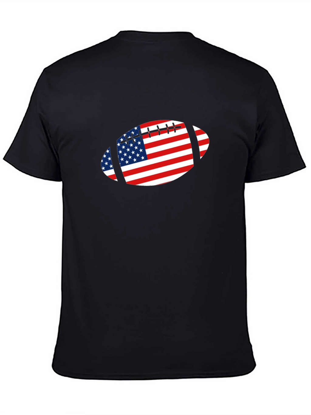 American Football USA Flag Graphic Tee