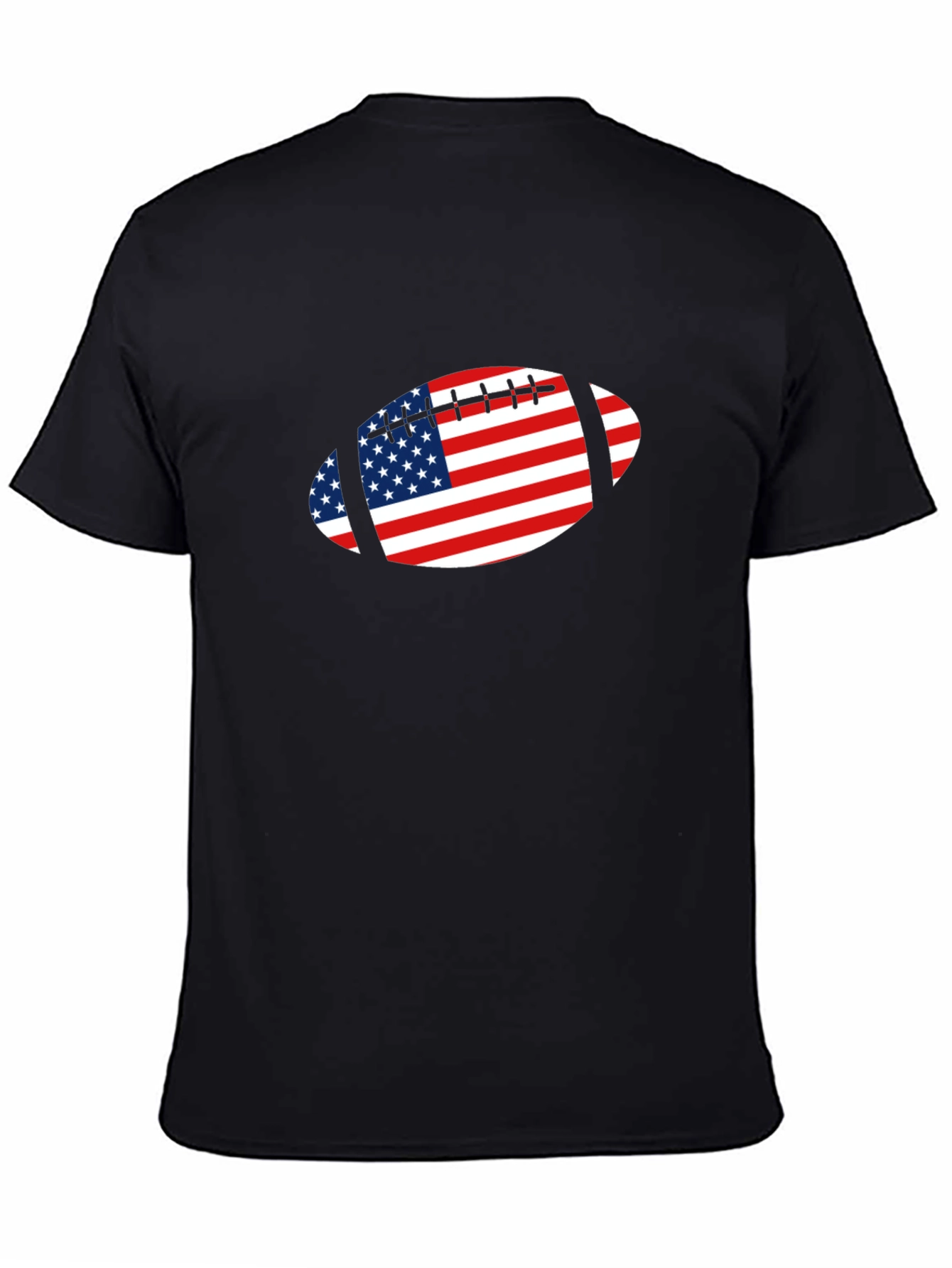 American Football USA Flag Graphic Tee