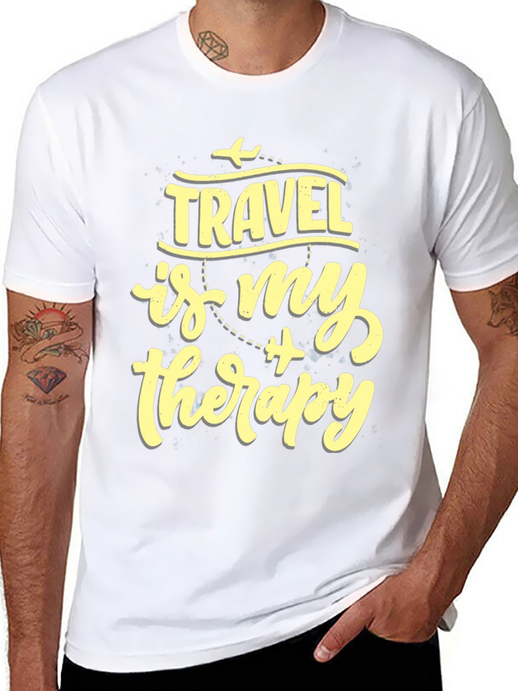 Travel is My Therapy Graphic T-Shirt
