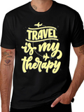 Travel is My Therapy Graphic T-Shirt