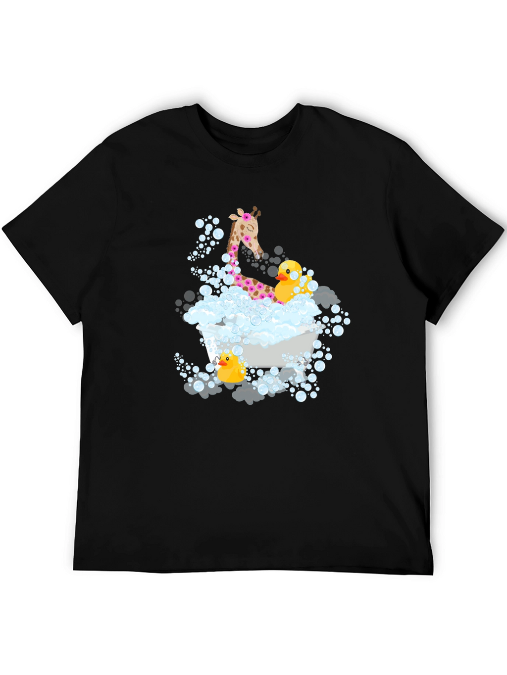 Giraffe & Ducks in Tub T-Shirt