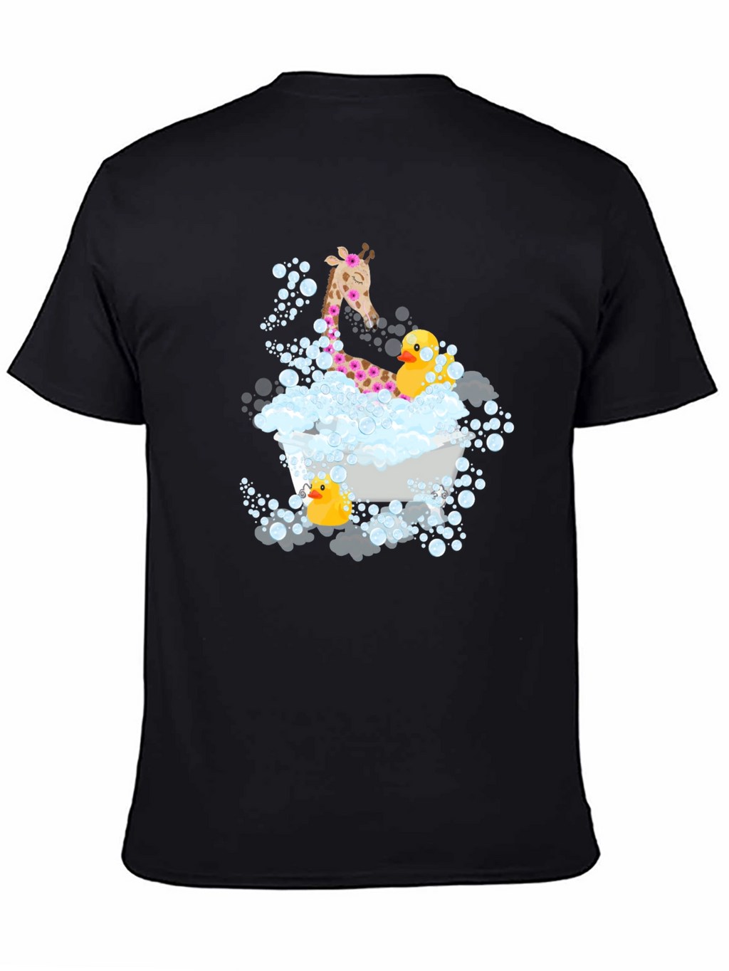 Giraffe & Ducks in Tub T-Shirt