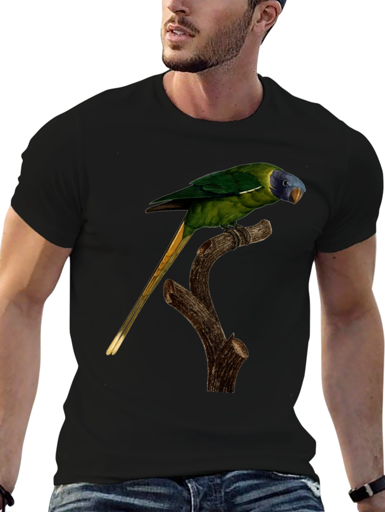 Parrot Graphic T-Shirt - Nature Lover Tee