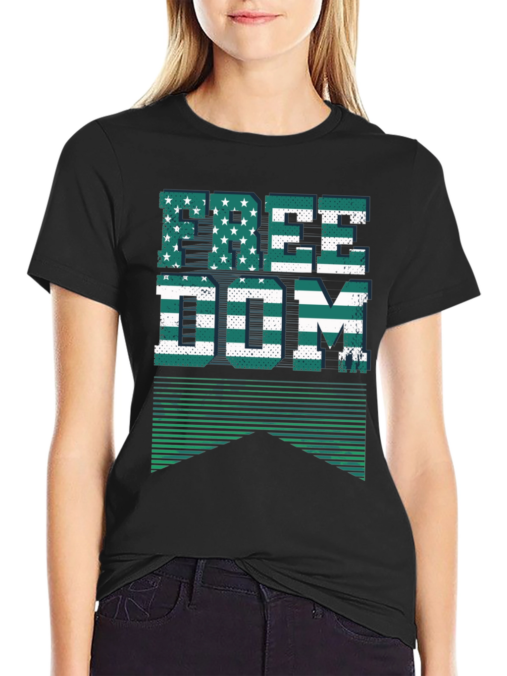 Freedom Graphic Print T-Shirt