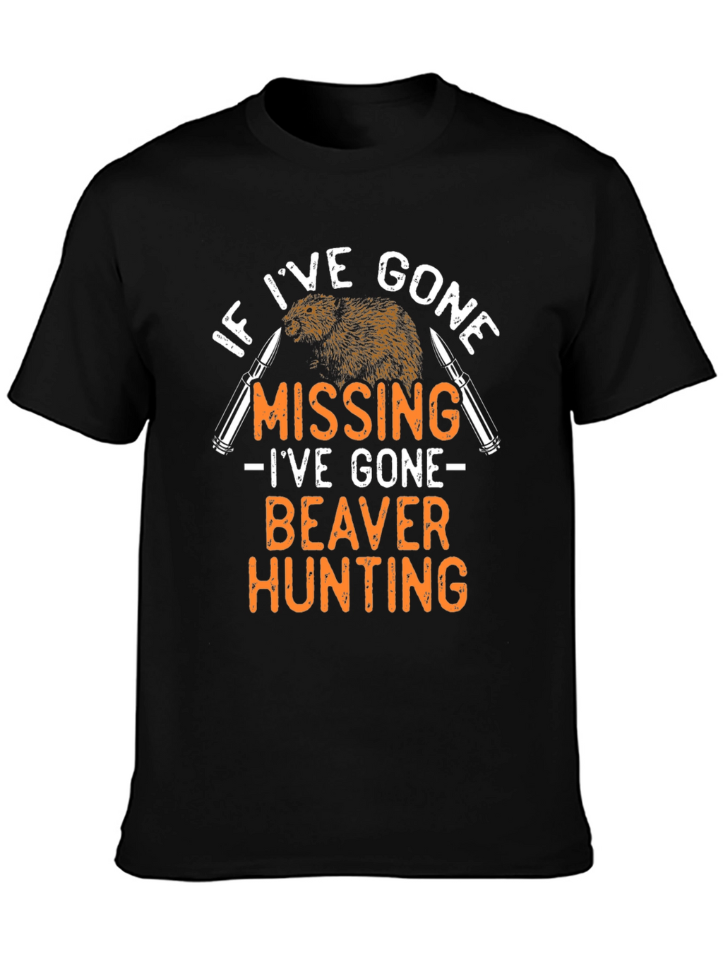 Beaver Hunting Graphic T-Shirt