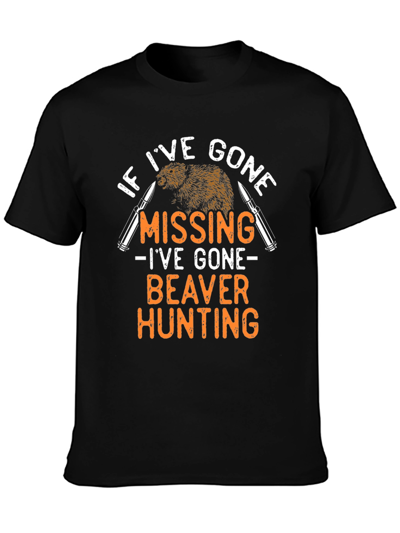 Beaver Hunting Graphic T-Shirt