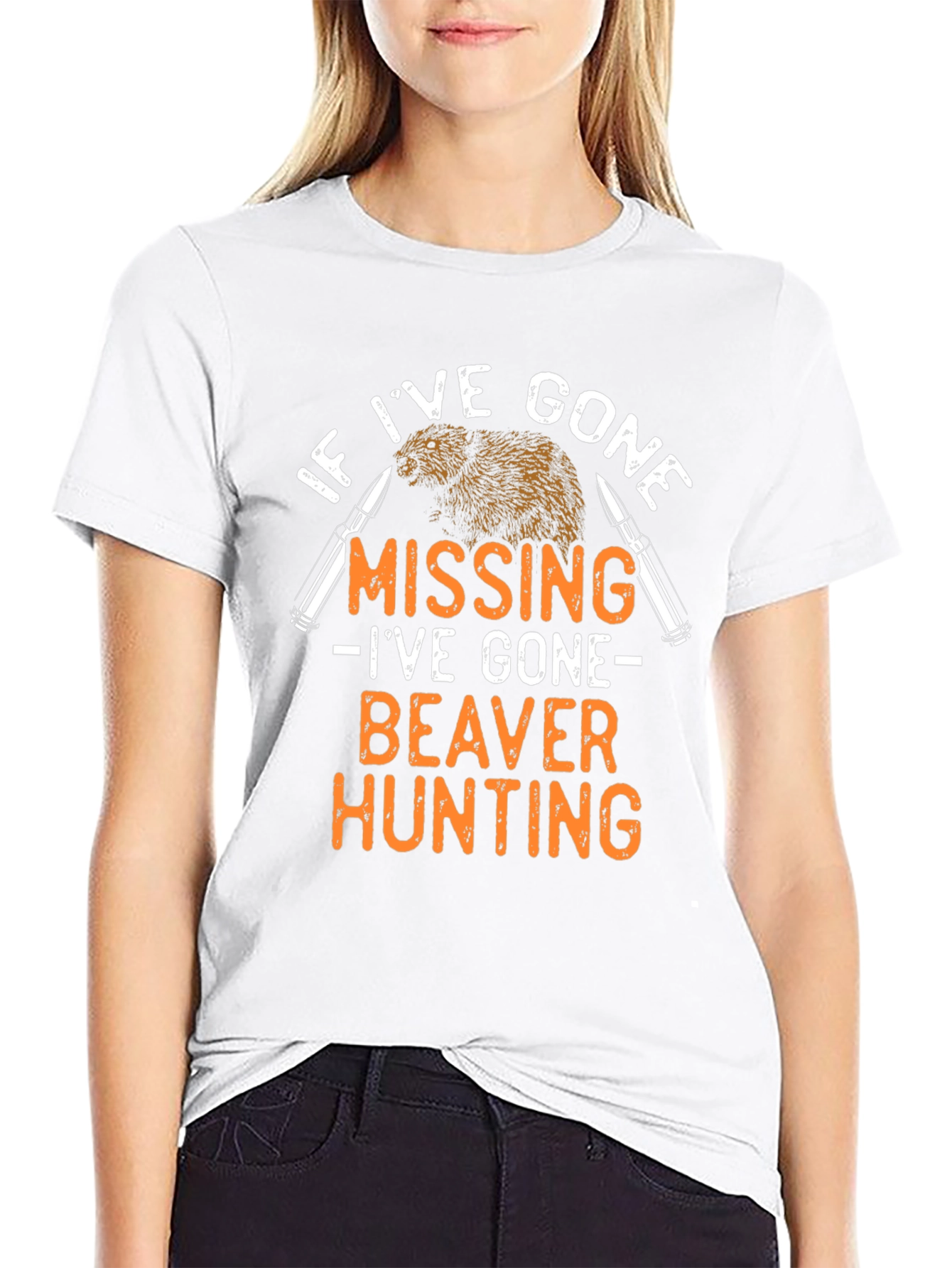 Beaver Hunting Graphic T-Shirt