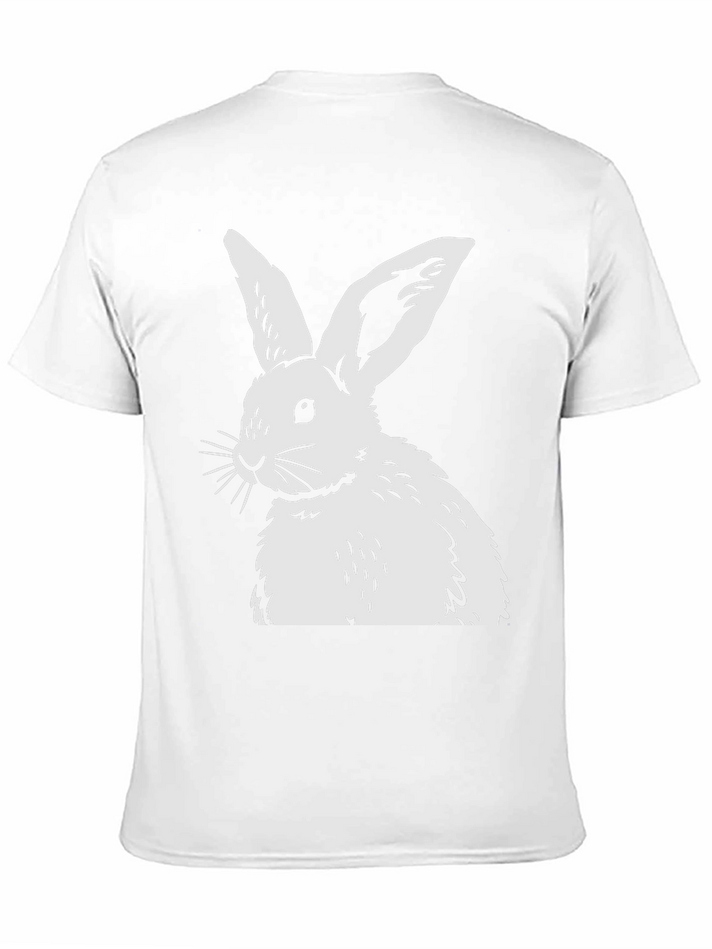 Rabbit Graphic Tee - Black Casual Top