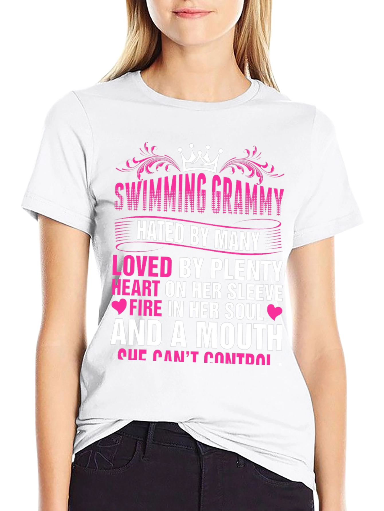 Swimming Grammy T-Shirt - Hated By Many