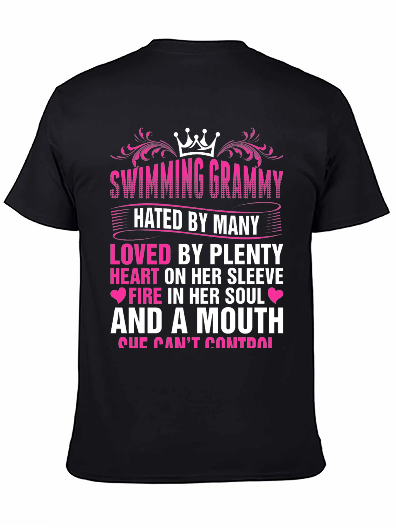 Swimming Grammy T-Shirt - Hated By Many