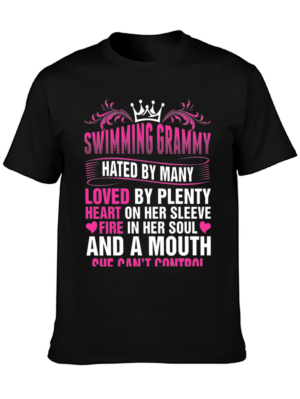 Swimming Grammy T-Shirt - Hated By Many