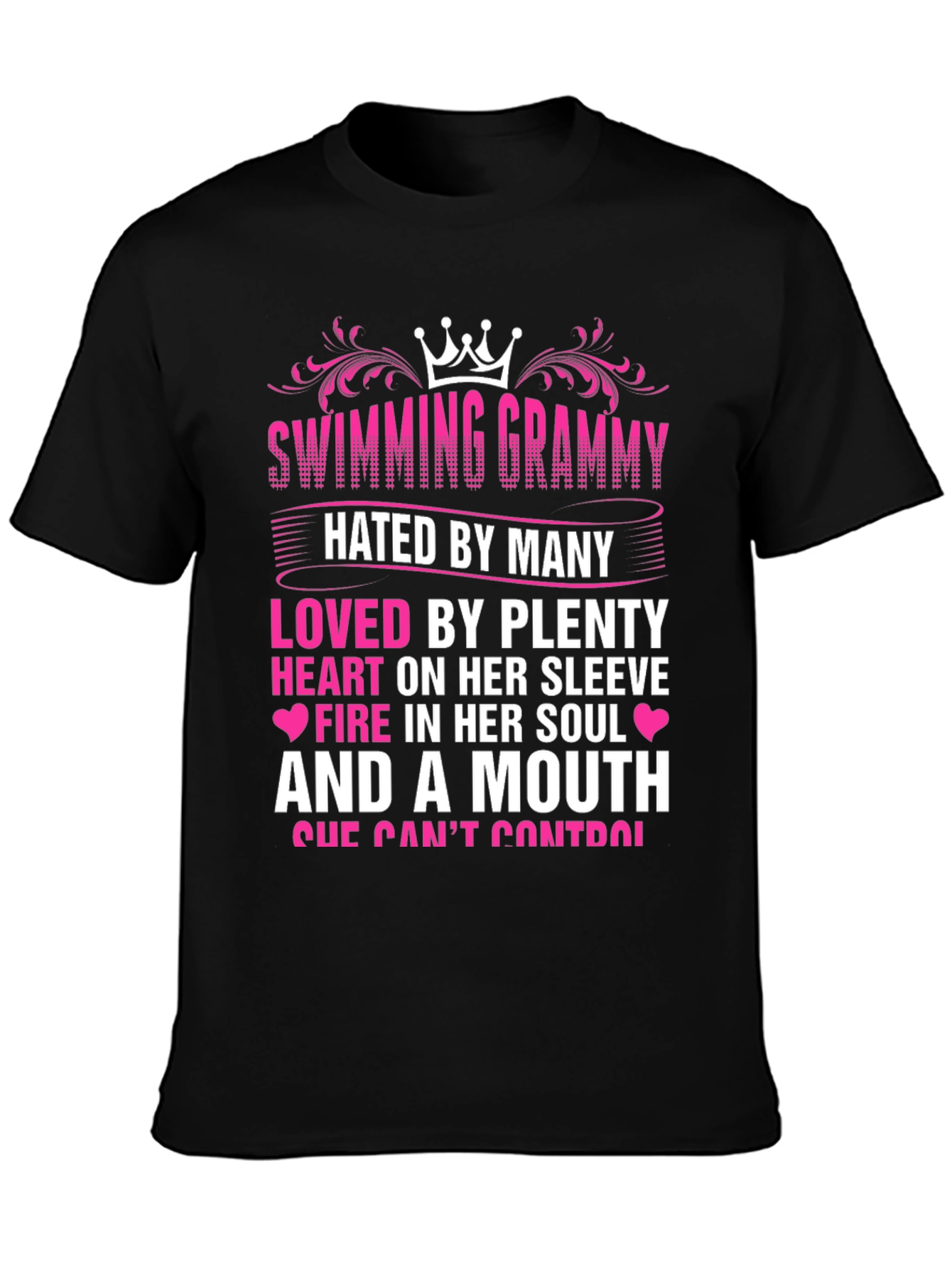 Swimming Grammy T-Shirt - Hated By Many