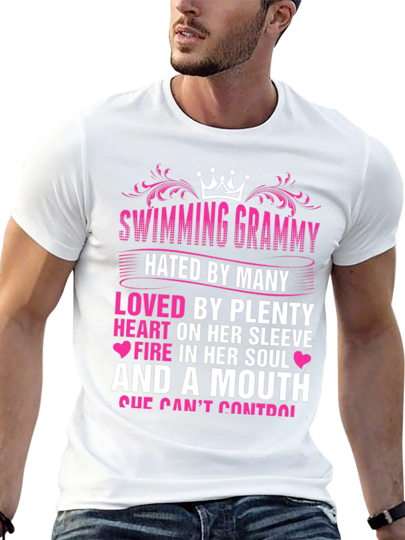 Swimming Grammy T-Shirt - Hated By Many