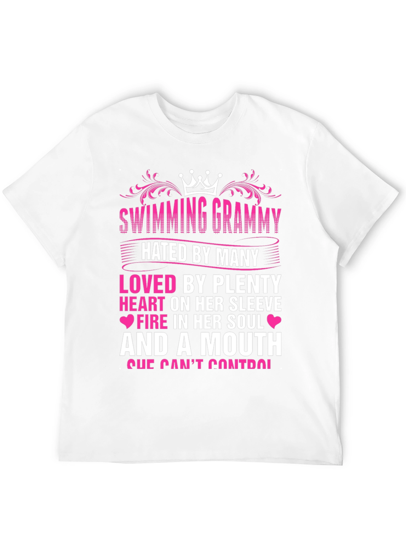 Swimming Grammy T-Shirt - Hated By Many