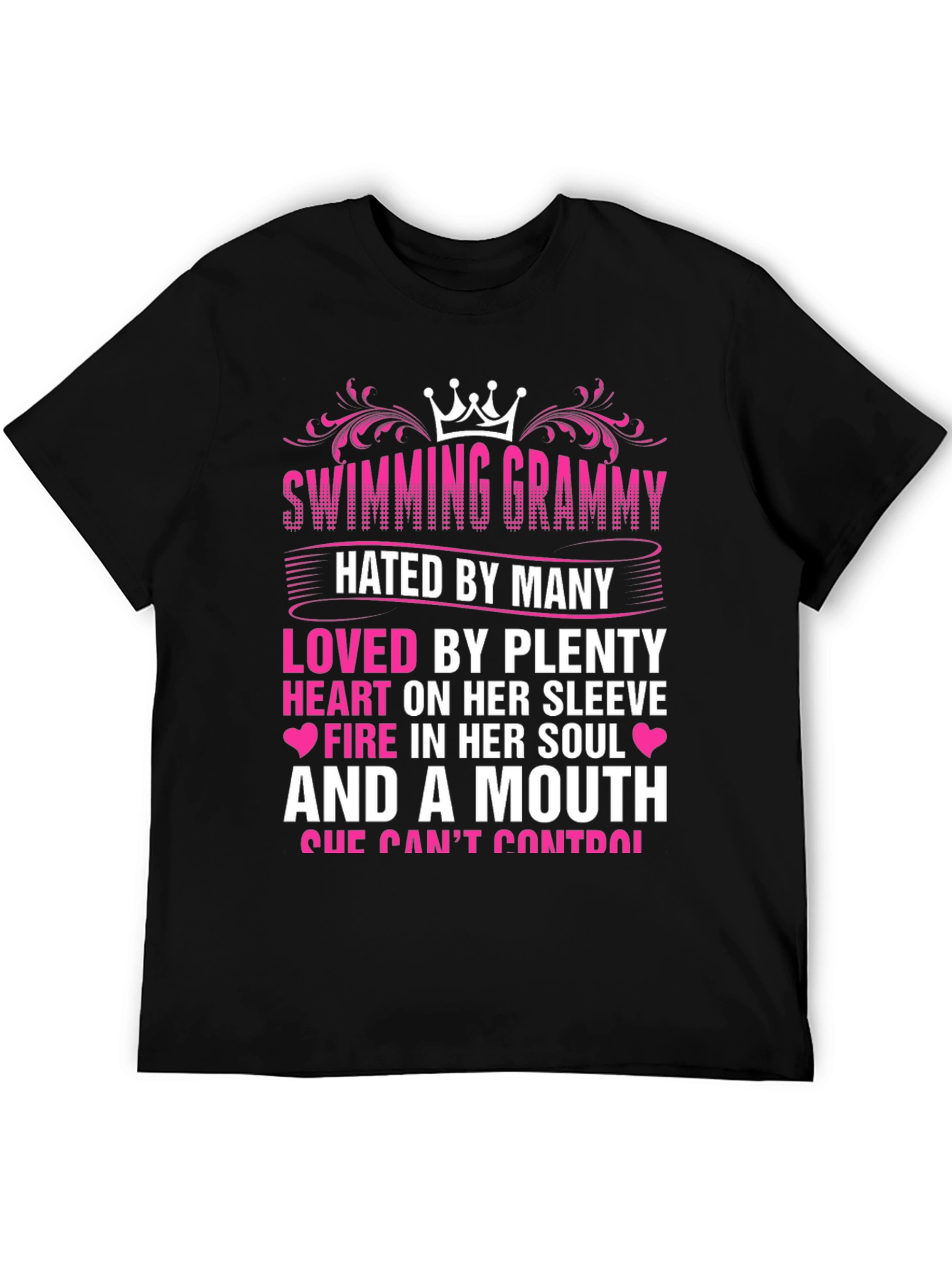 Swimming Grammy T-Shirt - Hated By Many