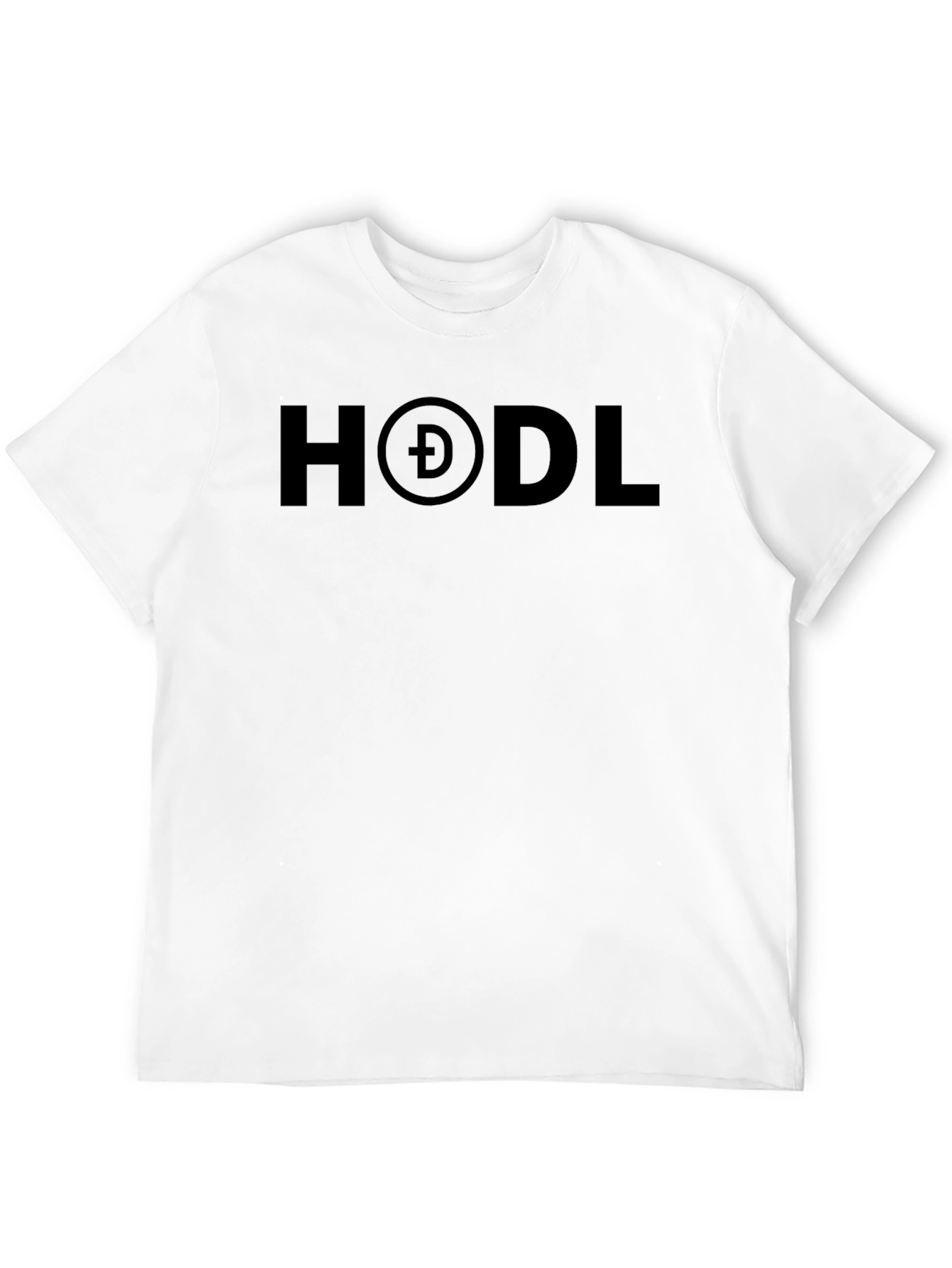 HODL Dogecoin Crypto Black T-Shirt