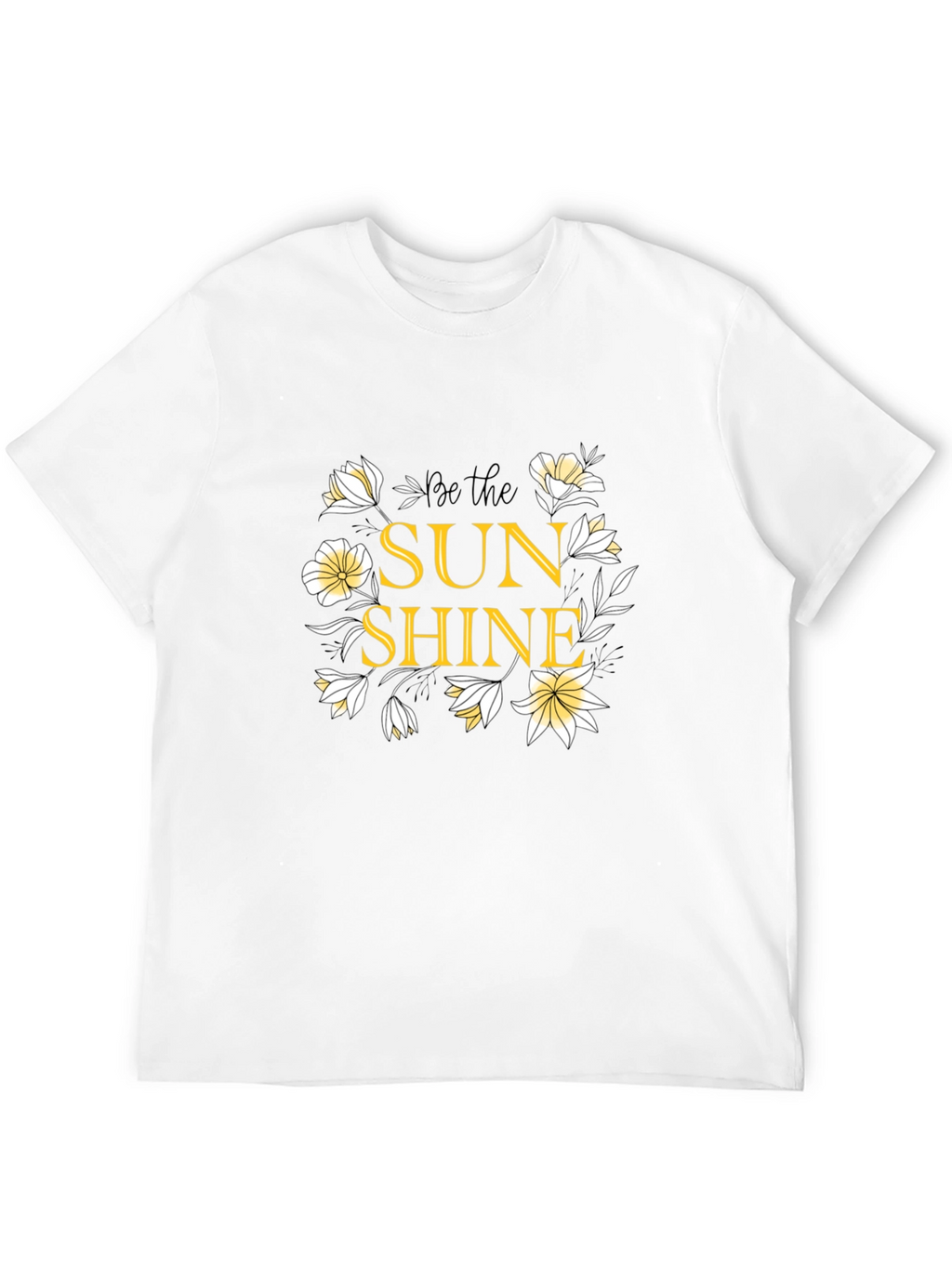 Be the Sunshine Graphic Black T-Shirt