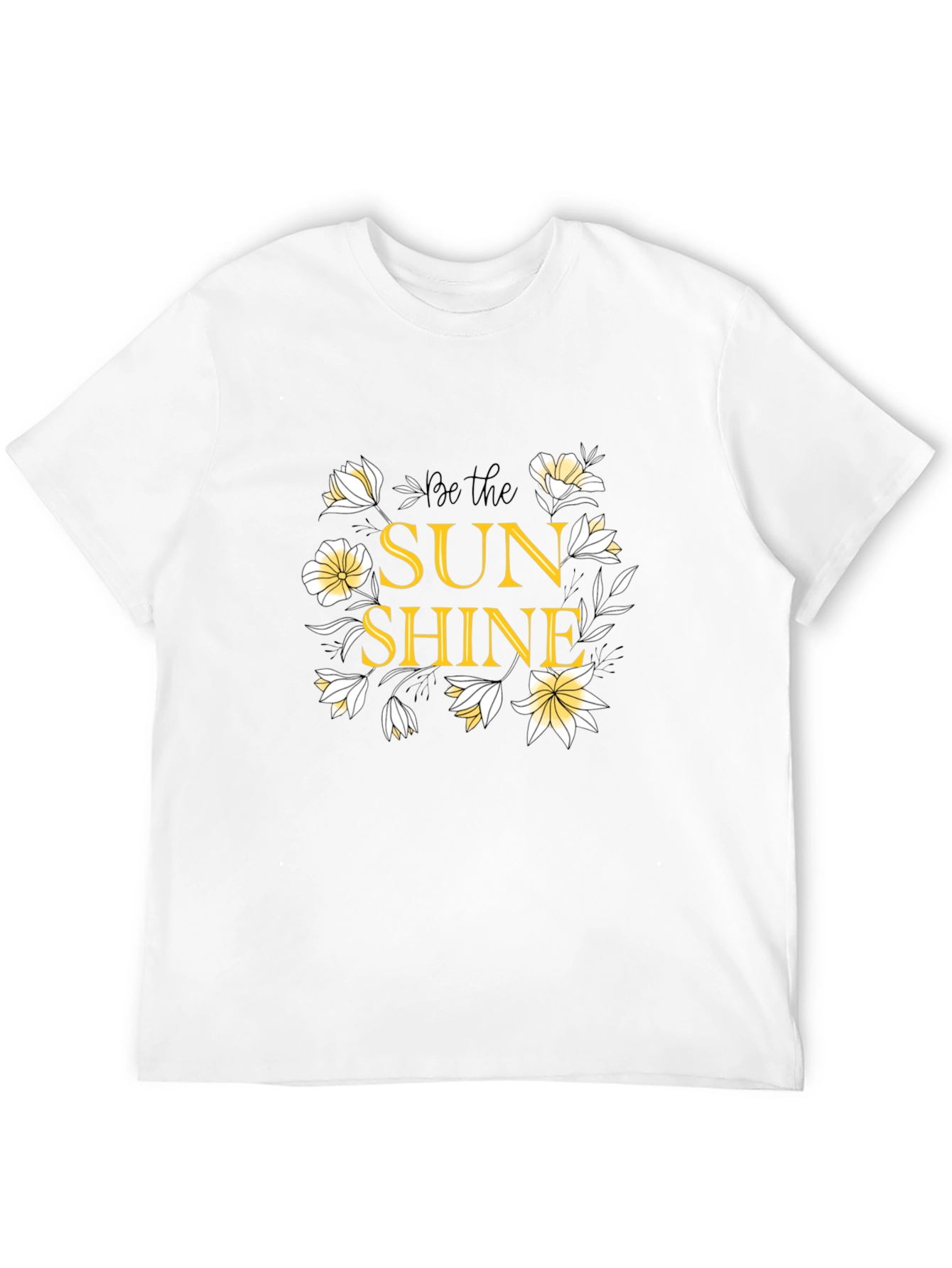 Be the Sunshine Graphic Black T-Shirt