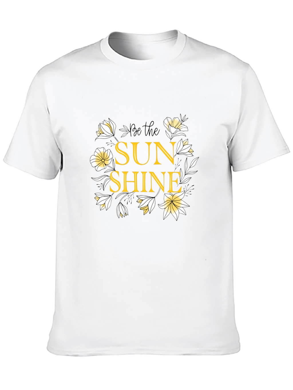 Be the Sunshine Graphic Black T-Shirt