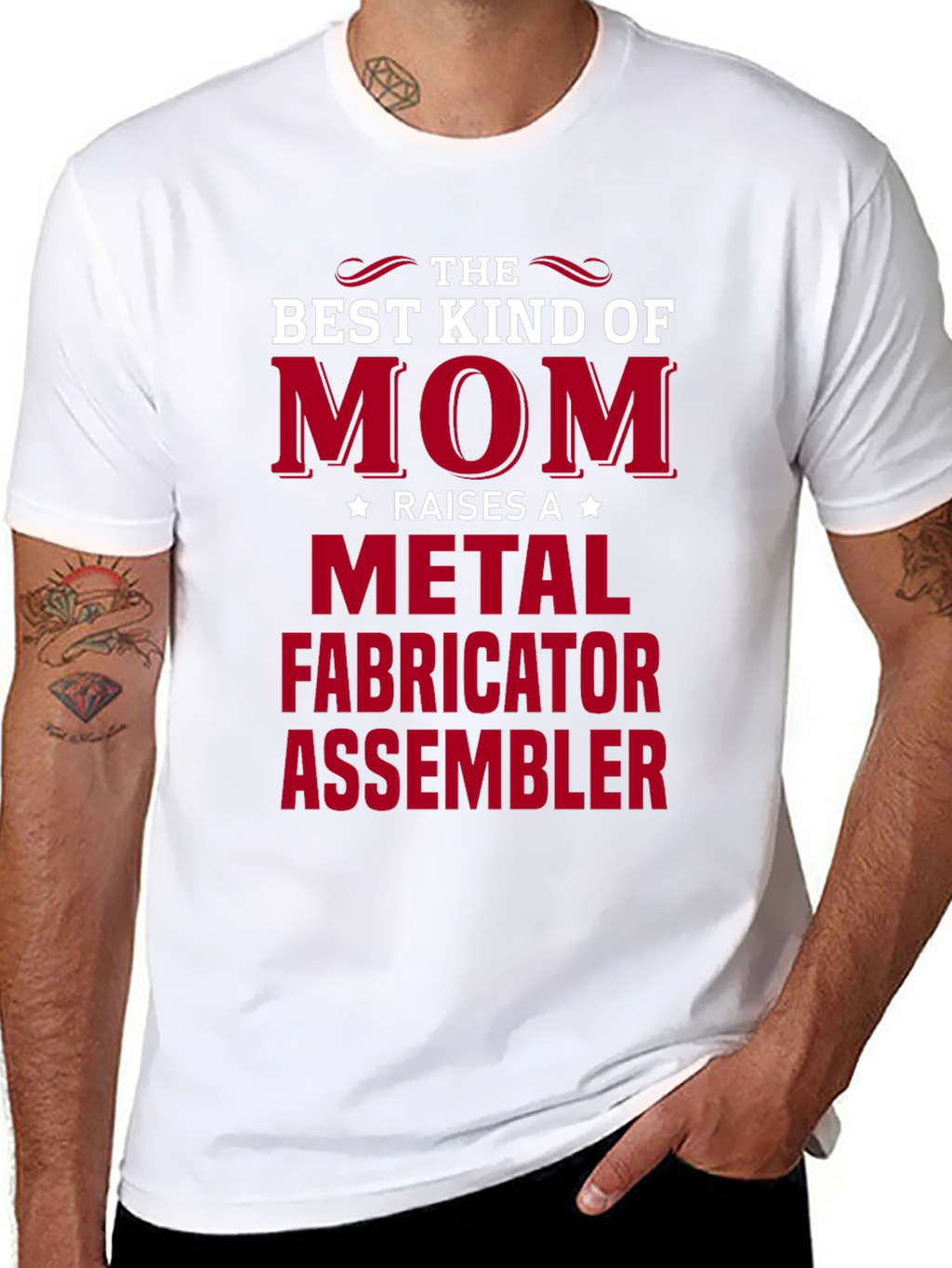 Mom Raises a Metal Fabricator T-Shirt