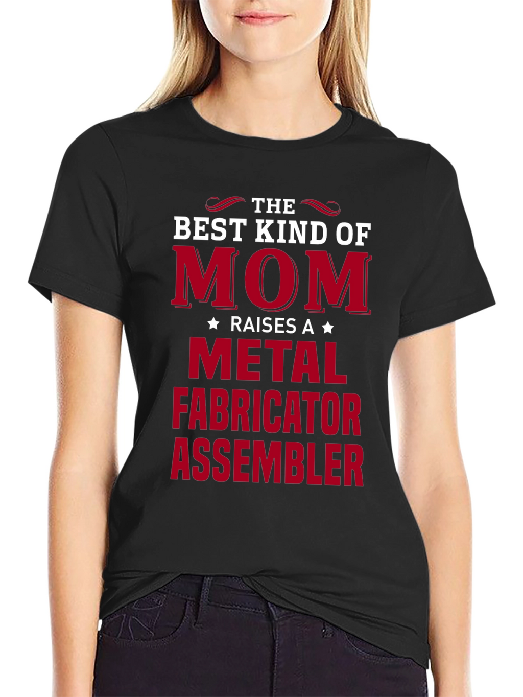 Mom Raises a Metal Fabricator T-Shirt