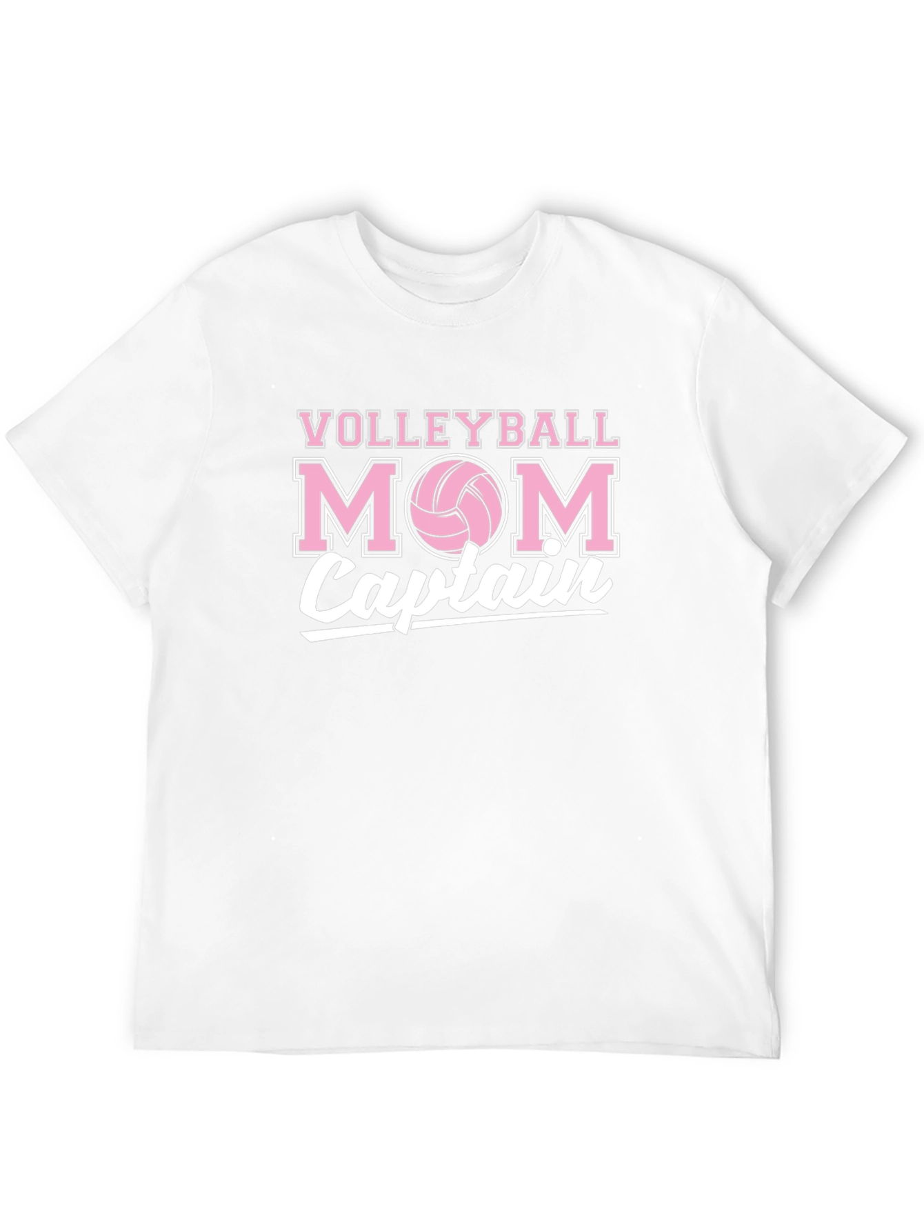 Volleyball Mom Captain T-Shirt - Black