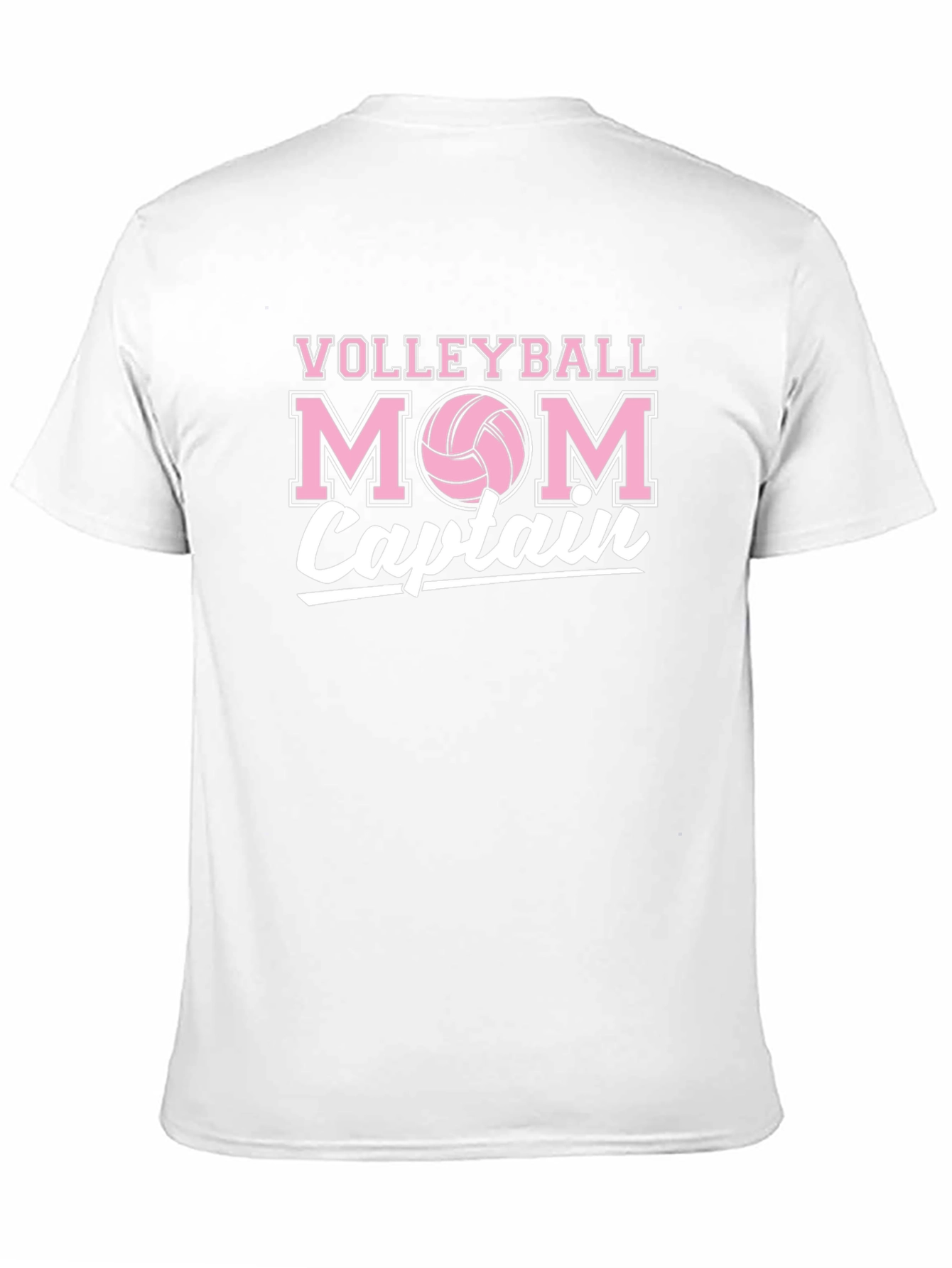 Volleyball Mom Captain T-Shirt - Black