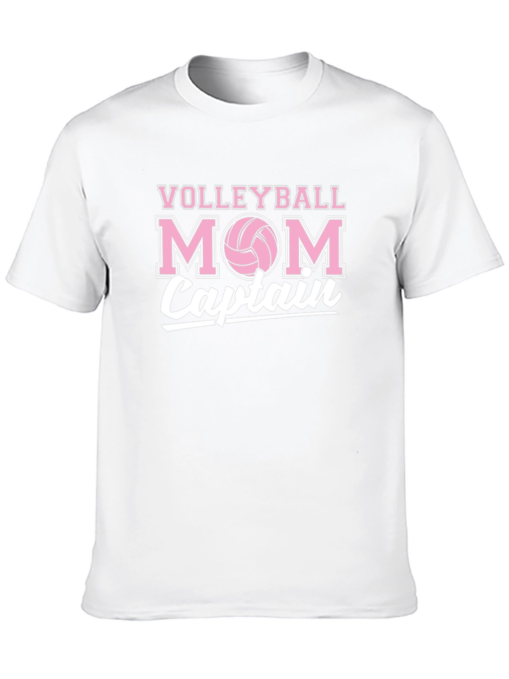 Volleyball Mom Captain T-Shirt - Black