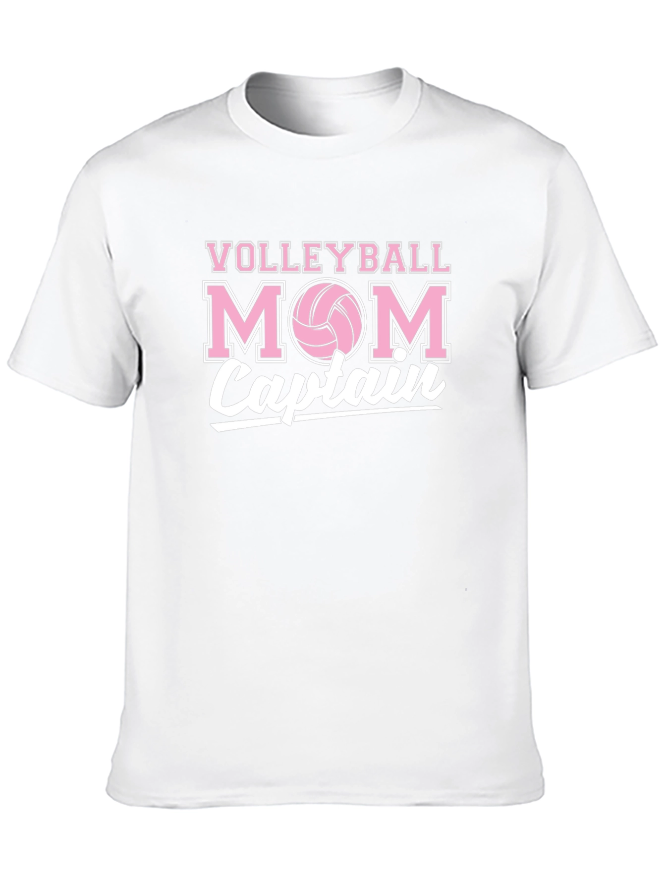 Volleyball Mom Captain T-Shirt - Black