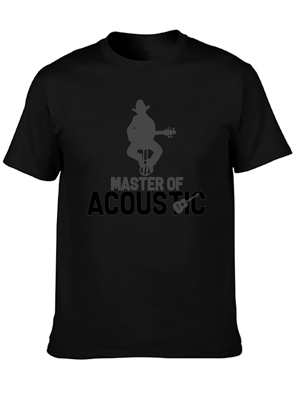 Master of Acoustic Graphic Tee - Guitar Player T-Shirt