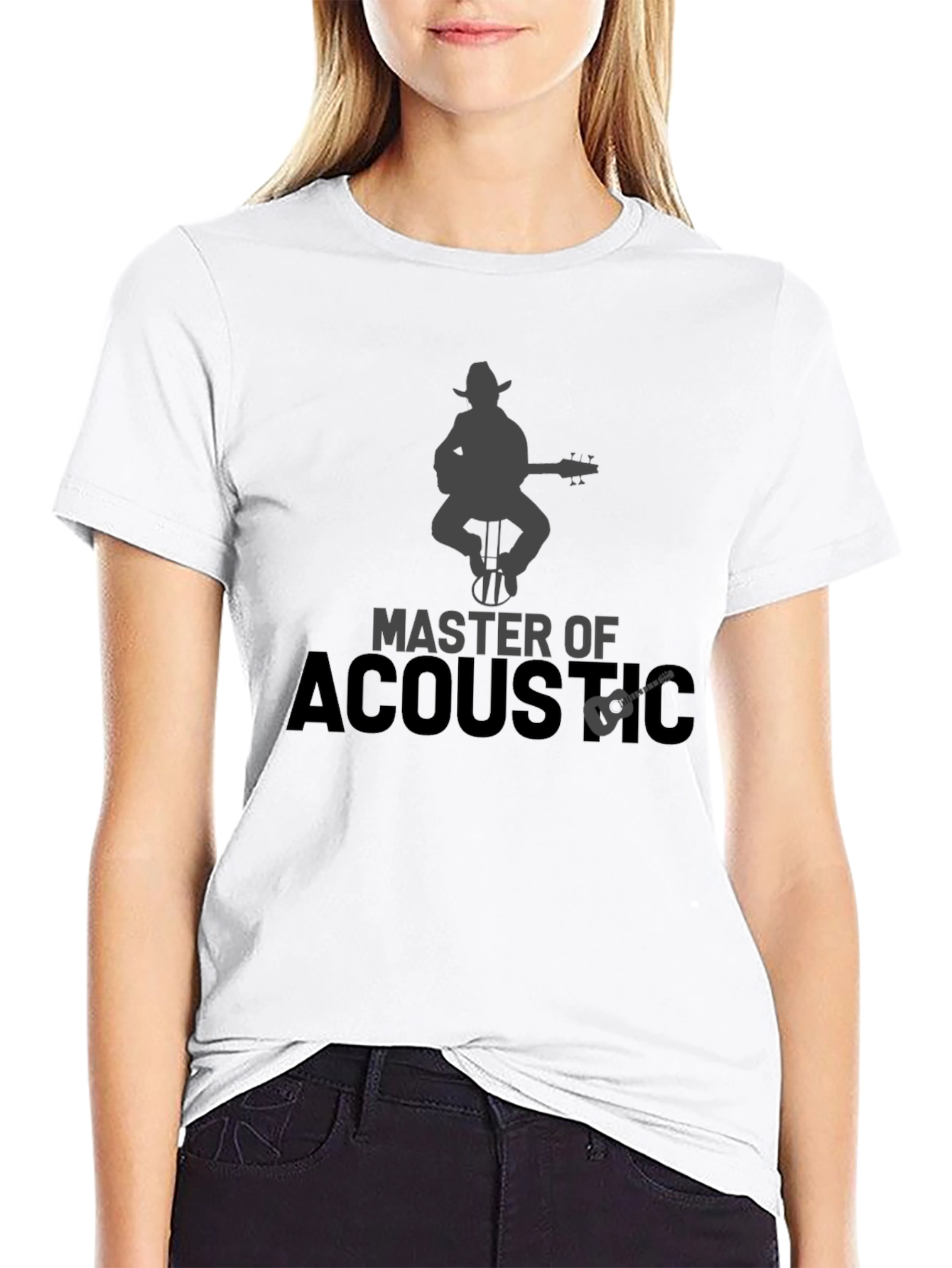 Master of Acoustic Graphic Tee - Guitar Player T-Shirt