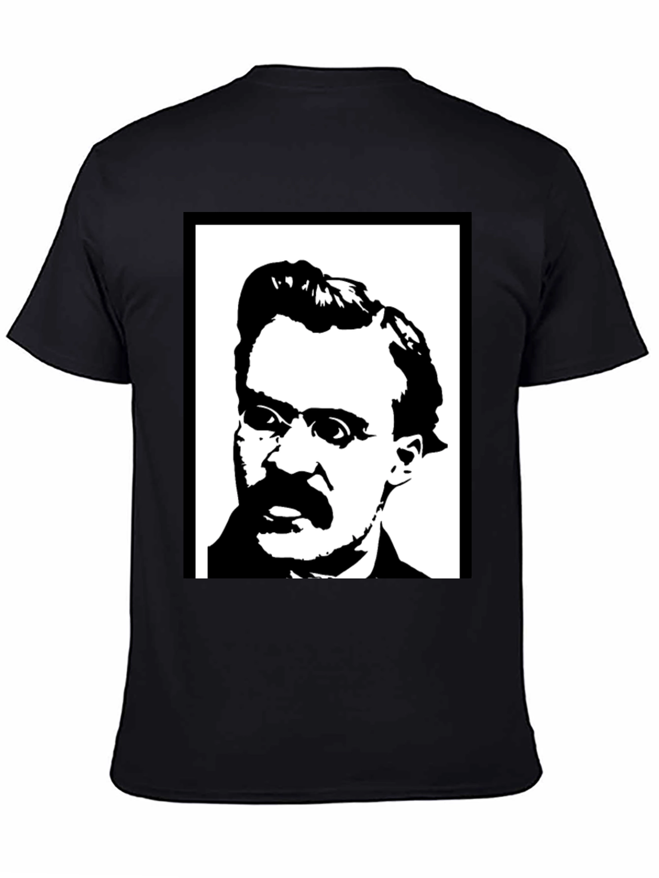Nietzsche Black & White Portrait T-Shirt