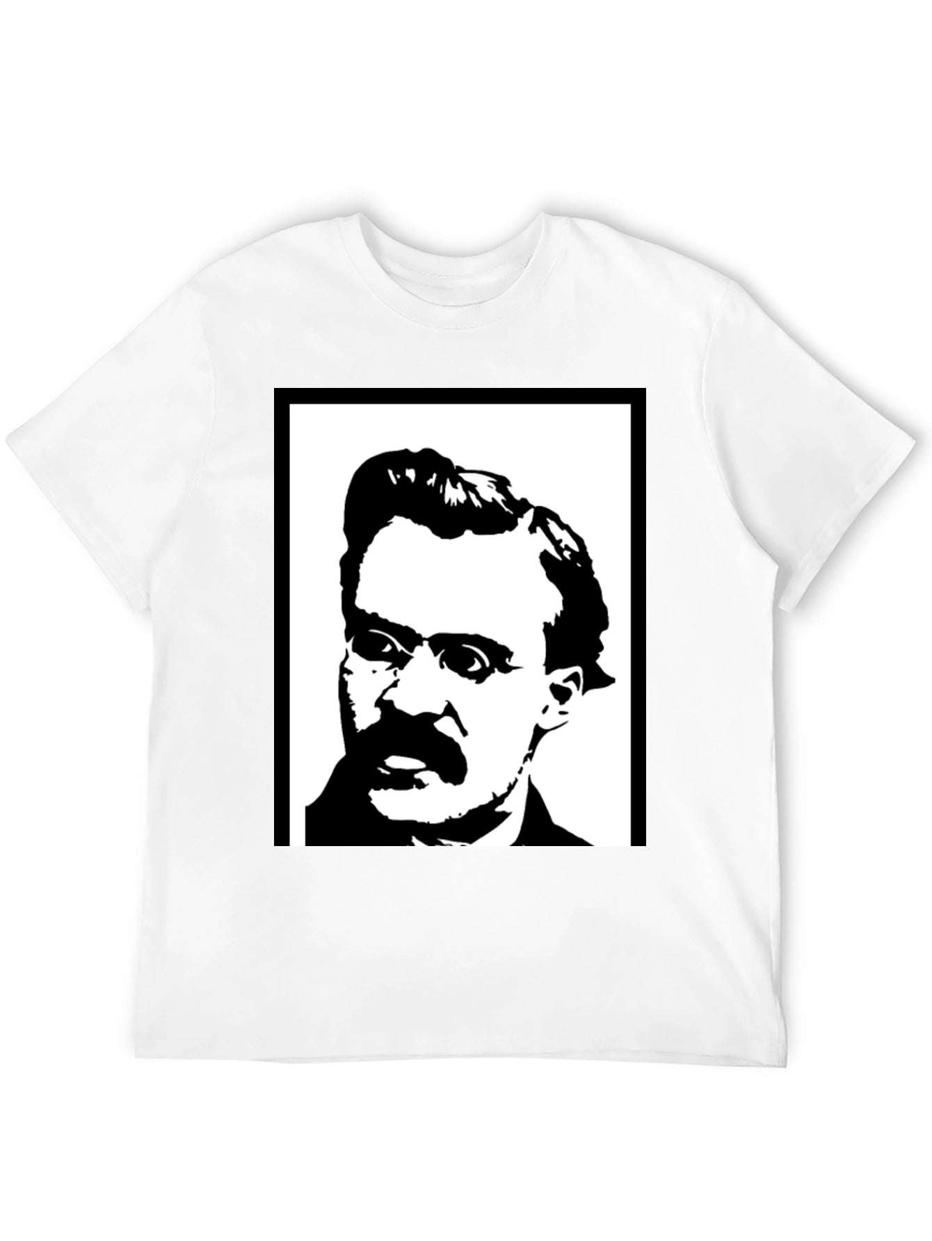Nietzsche Black & White Portrait T-Shirt