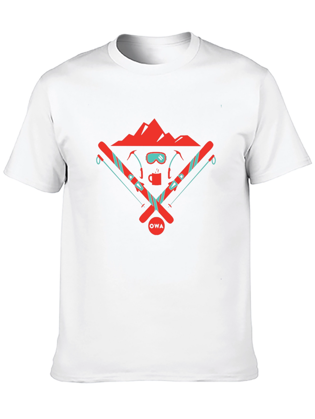 Outdoor Adventure T-Shirt - Ski & Mountain Design