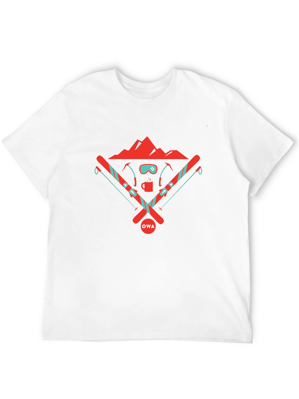 Outdoor Adventure T-Shirt - Ski & Mountain Design