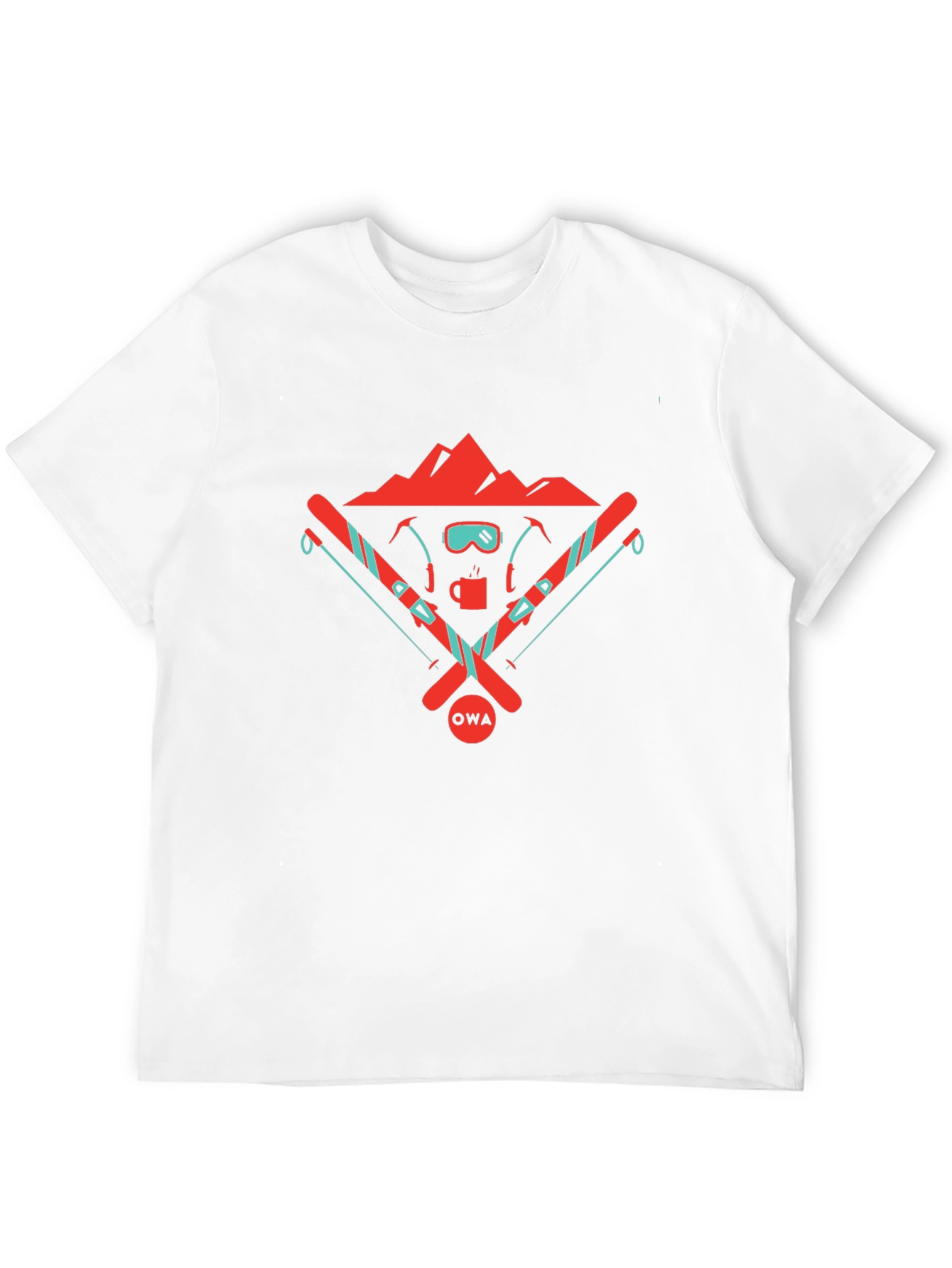 Outdoor Adventure T-Shirt - Ski & Mountain Design