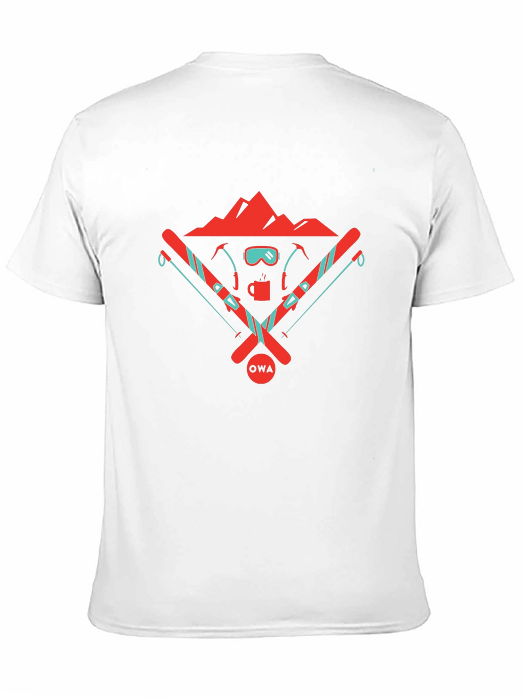 Outdoor Adventure T-Shirt - Ski & Mountain Design