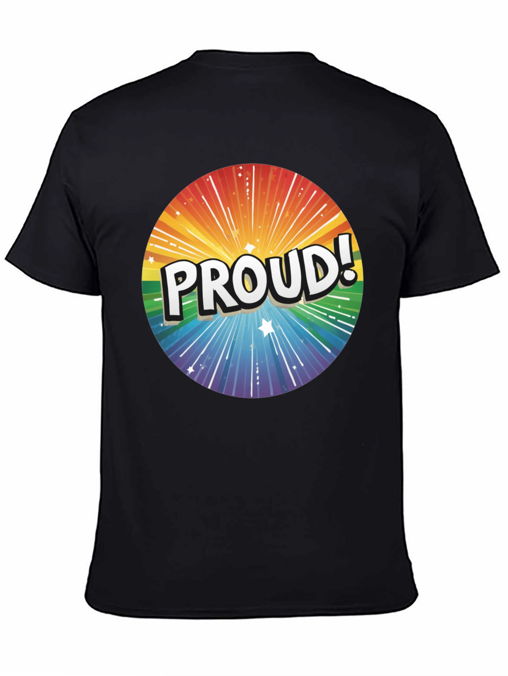 Proud Rainbow Graphic Tee - Pride Month Apparel