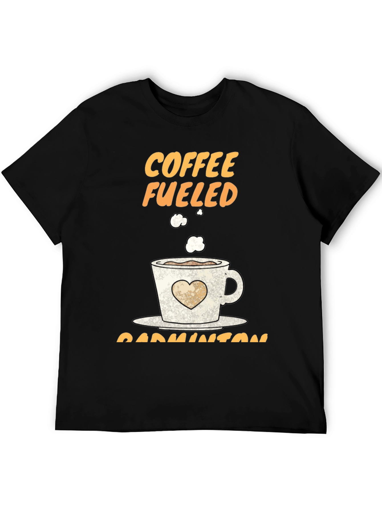 Coffee Fueled Badminton T-Shirt