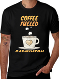 Coffee Fueled Badminton T-Shirt
