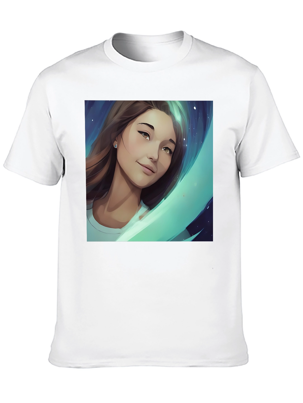 Artistic Portrait Graphic Tee