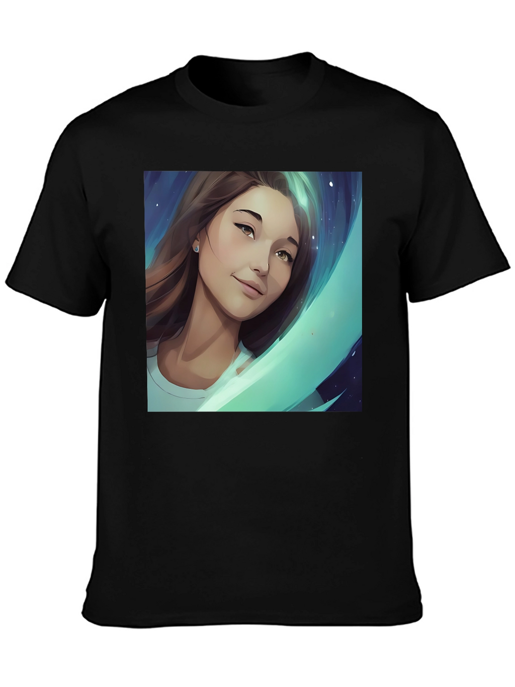 Artistic Portrait Graphic Tee
