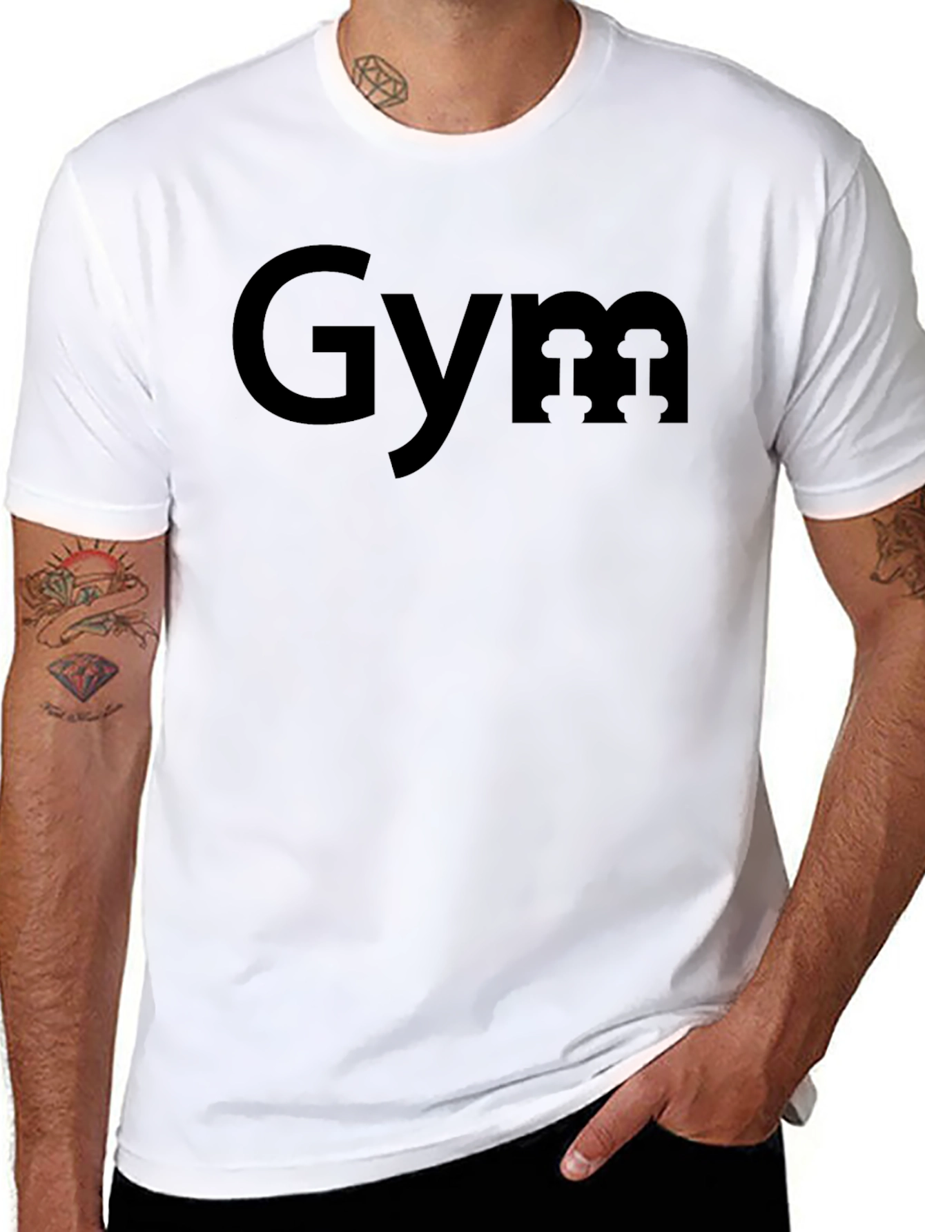 Gym Graphic T-Shirt - Mens Fitness Apparel