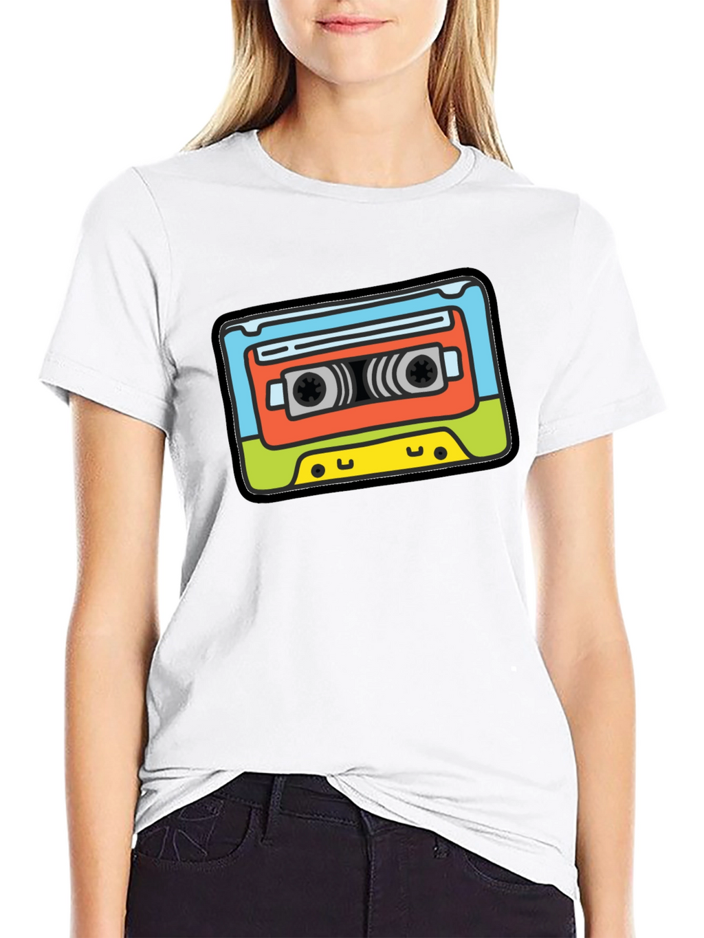 Retro Cassette Tape Graphic Tee - Music Lover Shirt