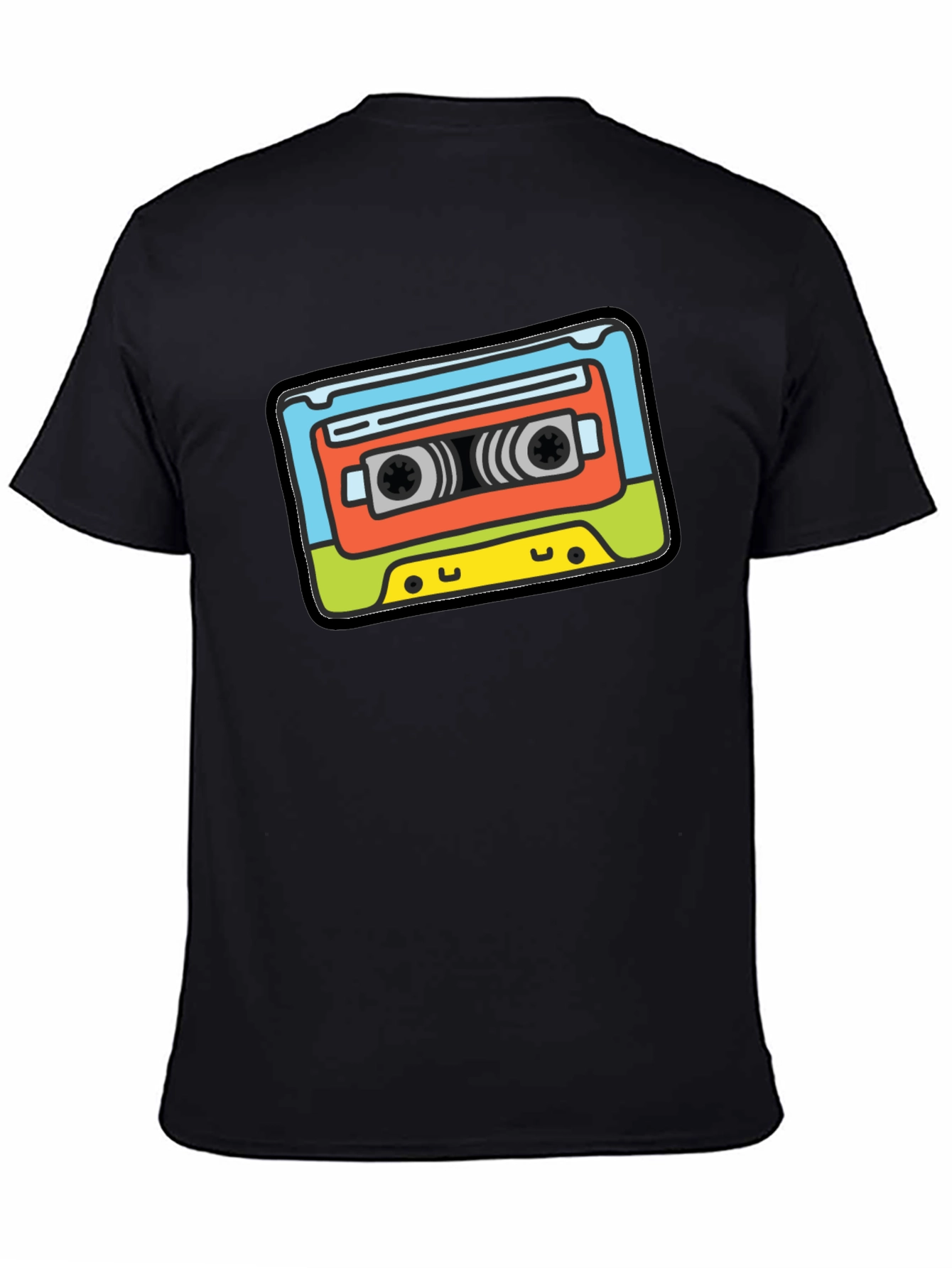 Retro Cassette Tape Graphic Tee - Music Lover Shirt