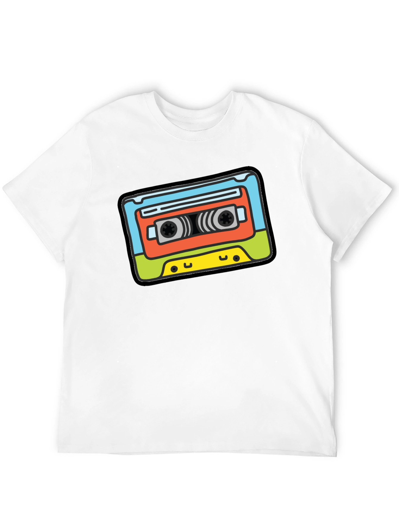 Retro Cassette Tape Graphic Tee - Music Lover Shirt